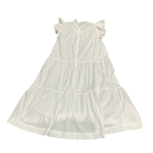 Sea New York Olithia Cowl Neck Ruffle Tiered Dress Off White Womens 2 - Picture 6 of 6